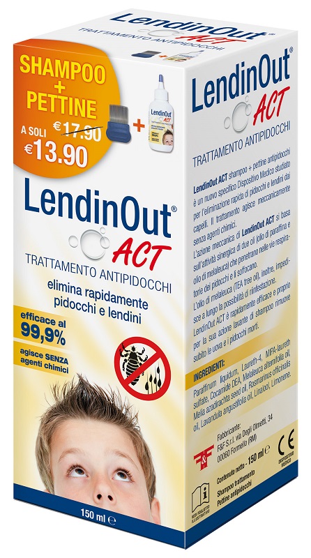 LENDINOUT ACT ANTIPIDOCCHI 150 ML - Farmacianuova.eu