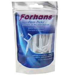FORHANS ARCHETTI INTERDENTALI FLOSS PICKS 36PZ - Farmacianuova.eu