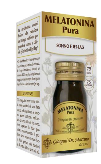 MELATONINA PURA 75 PASTIGLIE - Farmacianuova.eu