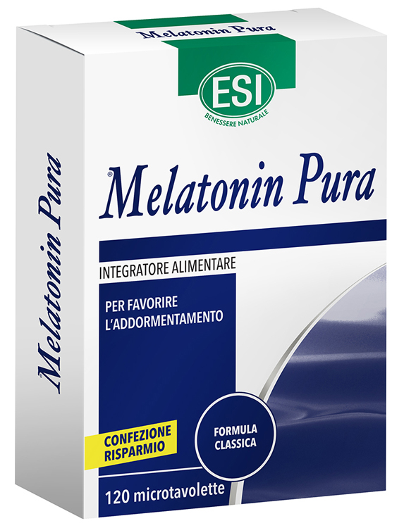 ESI MELATONIN PURA 120 MICROTAVOLETTE - Farmacianuova.eu