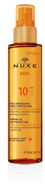 NUXE SUN OLIO SOLARE VISO E CORPO SPF10 150 ML - Farmacianuova.eu