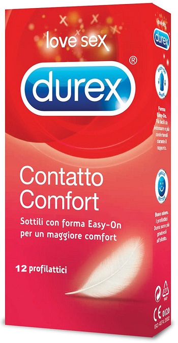 PROFILATTICO DUREX CONTATTO COMFORT 12 PEZZI - Farmacianuova.eu