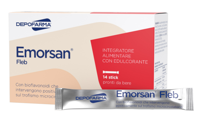EMORSAN FLEB 14 STICK PACK DA 15 ML - Farmacianuova.eu