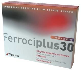 FERROCIPLUS 30 24 COMPRESSE MASTICABILI - Farmacianuova.eu
