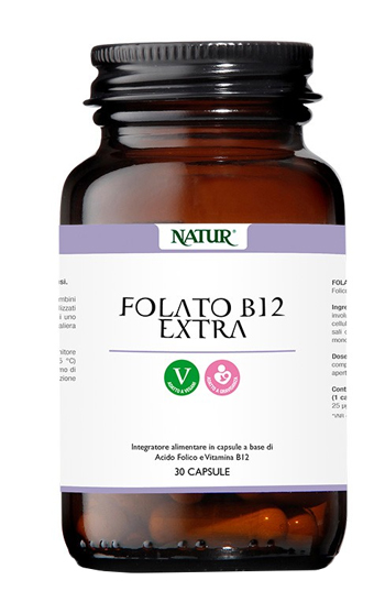 FOLATO B12 EXTRA 30 CAPSULE - Farmacianuova.eu