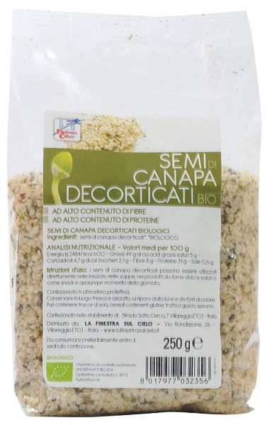 FSC SEMI DI CANAPA DECORTICATI BIO AD ALTO CONTENUTO DI FIBRA 250 G - Farmacianuova.eu