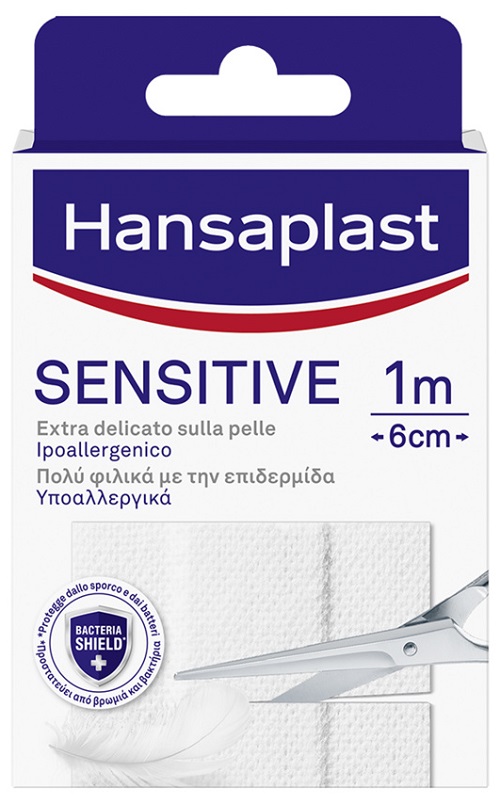 HANSAPLAST STRISCIA SENSITIVE PRETAGLIATA 1X6CM 10 PEZZI - Farmacianuova.eu