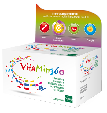 VITAMIN 360 MULTIVITAMINICO MULTIMINERALE 70 COMPRESSE ASTUCCIO 93,10 G - Farmacianuova.eu