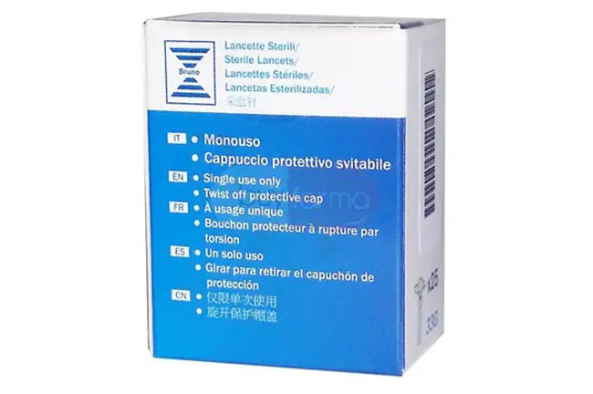 LANCETTE PUNGIDITO BRUNO 25 PEZZI - Farmacianuova.eu