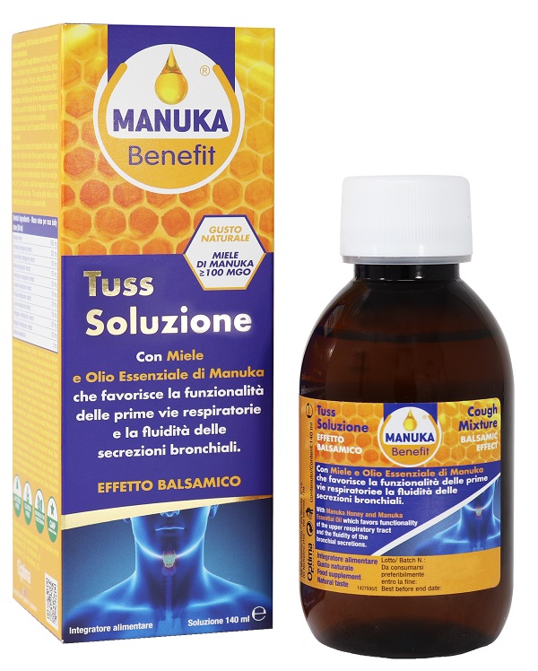 MANUKA BENEFIT TUSS SOLUZIONE 140 ML - Farmacianuova.eu