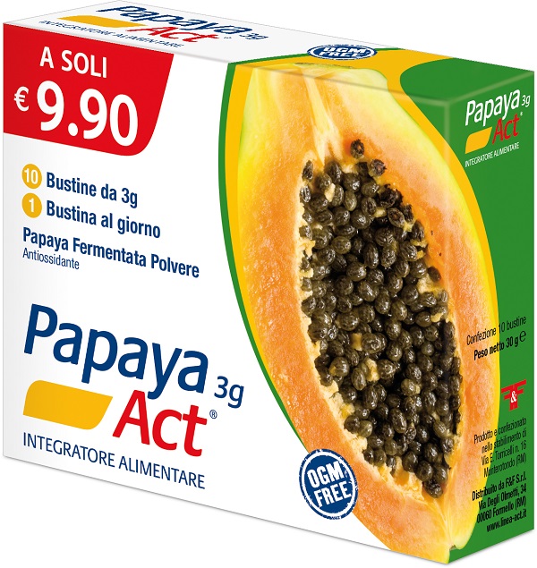 PAPAYA ACT 10 BUSTINE DA 3 G - Farmacianuova.eu