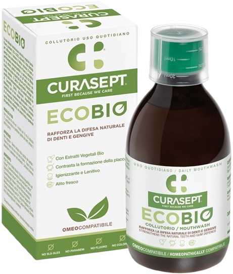CURASEPT COLLUTORIO ECOBIO 300 ML PHARMADENT - Farmacianuova.eu