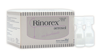 FIALA PER AEROSOL RINOREX BICARBONATO 25 FIALE 3 ML - Farmacianuova.eu