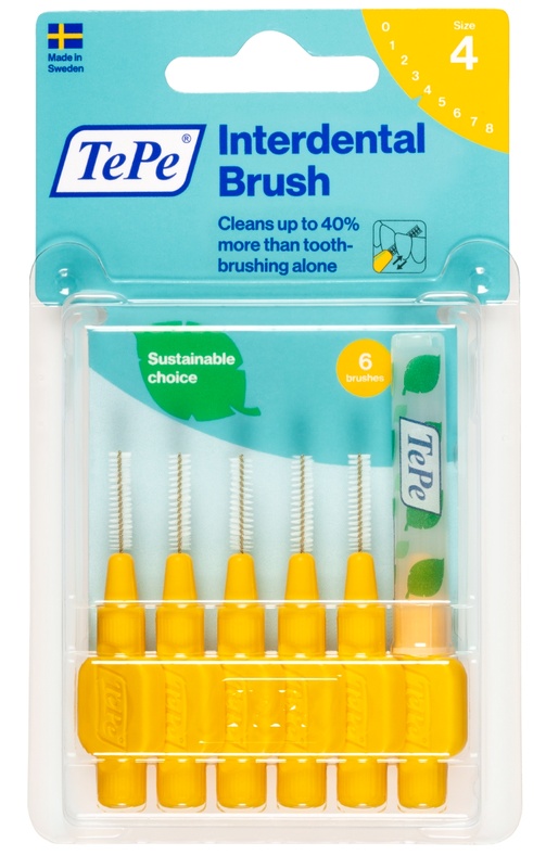 TEPE SCOVOLINO GIALLO 0,7 MM 6 PEZZI - Farmacianuova.eu