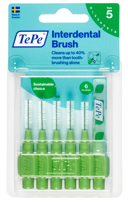 TEPE SCOVOLINO VERDE 0,8MM 6 PEZZI - Farmacianuova.eu
