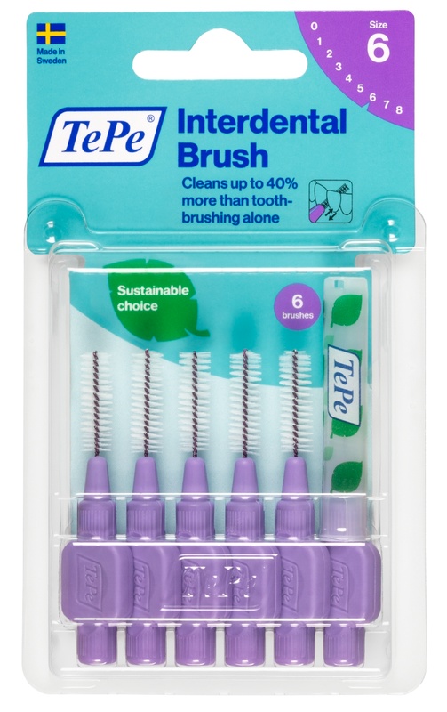 TEPE SCOVOLINO VIOLA 1,1MM 6 PEZZI - Farmacianuova.eu