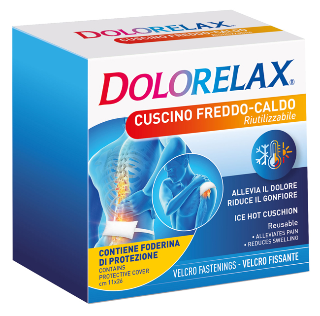 ICE HOT DOLORELAX CUSCINO RIUTILIZZABILE CON VELCRO FISSANTE 11X26 CM - Farmacianuova.eu