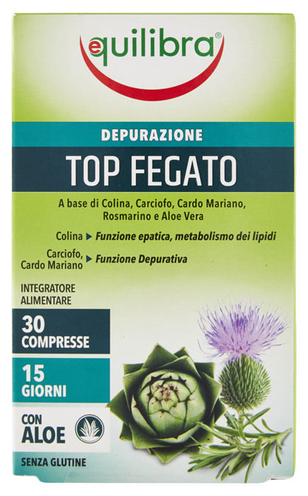 TOP FEGATO CON ALOE 30 COMPRESSE - Farmacianuova.eu