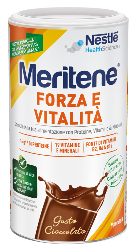 MERITENE FORZA E VITALITA' CIOCCOLATO 270 G - Farmacianuova.eu