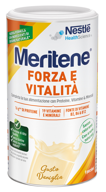 MERITENE FORZA E VITALITA' VANIGLIA 270 G - Farmacianuova.eu