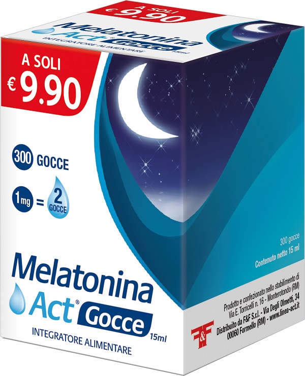 MELATONINA ACT GOCCE 15 ML - Farmacianuova.eu