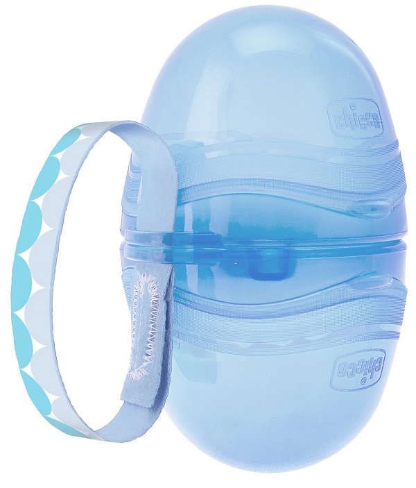 CHICCO PORTASUCCHIETTO DOPPIO BLU 1 PEZZO - Farmacianuova.eu