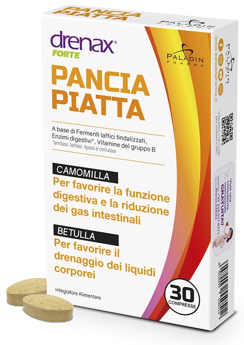 DRENAX FORTE PANCIA PIATTA 30 COMPRESSE - Farmacianuova.eu