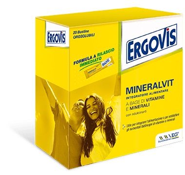 ERGOVIS MINERALVIT 20 BUSTE OROSOLUBILI 30 G - Farmacianuova.eu