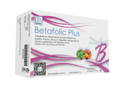 BETAFOLIC PLUS 30 CAPSULE ASTUCCIO 18,6 G - Farmacianuova.eu