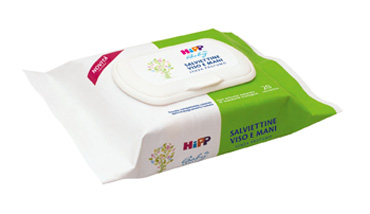 HIPP SALVIETTINE VISO&MANI 1X20 PEZZI - Farmacianuova.eu