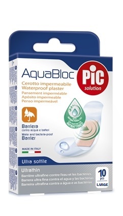 CEROTTO PIC AQUABLOC 25X72MM ANTIBATTERICO 10 PEZZI - Farmacianuova.eu