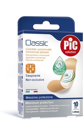 CEROTTO PIC CLASSIC 25X72 MM 10 ANTIBATTERICO 10 PEZZI - Farmacianuova.eu