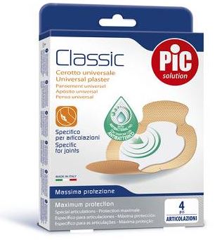 CEROTTO PIC CLASSIC ARTICOLAZIONI ANTIBATTERICO 4 PEZZI - Farmacianuova.eu