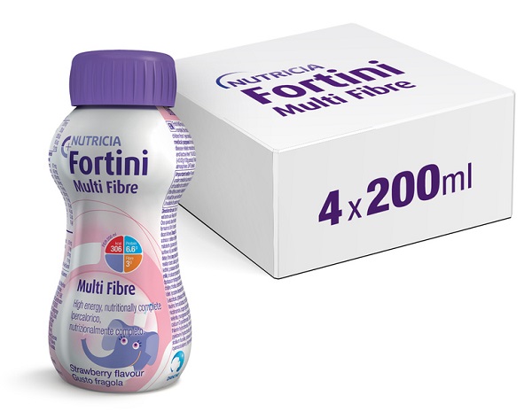 FORTINI MULTI FIBRE GUSTO FRAGOLA 200 ML - Farmacianuova.eu