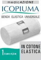 BENDA ELASTICA ICOPIUMA UNIVERSALE CM 5 X 4,5 MT 1 PEZZO - Farmacianuova.eu