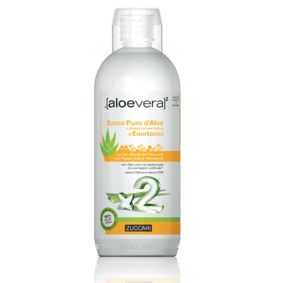 ALOEVERA2 SUCCO PURO D'ALOE DOPPIA CONCENTRAZIONE + ENERTONICI 1 LITRO - Farmacianuova.eu
