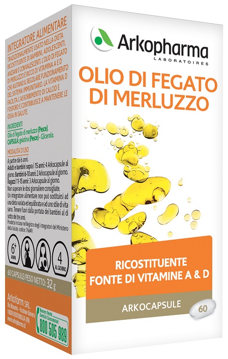 ARKO CAPSULE OLIO FEG MERLUZ 60PRL - Farmacianuova.eu