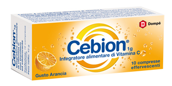 CEBION EFFERVESCENTI VITAMINA C ARANCIA 10 COMPRESSE - Farmacianuova.eu