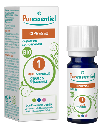 PURESSENTIEL OLIO ESSENZIALE CIPRESSO BIO 10 ML - Farmacianuova.eu