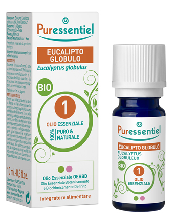PURESSENTIEL EUCALIPTO GLOBULO OLIO ESSENZIALE BIO 10 ML - Farmacianuova.eu
