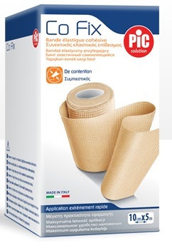 BENDA ELASTICA PIC CO FIX AUTOADESIVA 10X5CM MEDIUM ASTUCCIO - Farmacianuova.eu