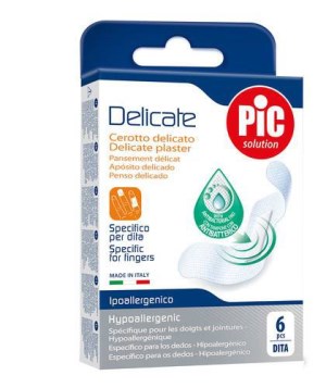 CEROTTO PIC DELICATE DITA ANTIBATTERICO 6 PEZZI - Farmacianuova.eu