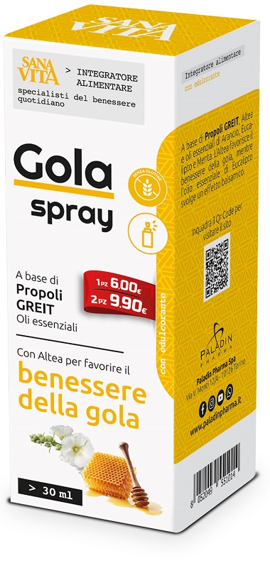 SANAVITA GOLA SPRAY 30 ML - Farmacianuova.eu
