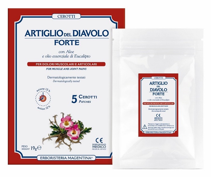 ARTIGLIO DEL DIAVOLO FORTE CEROTTO 5 PEZZI - Farmacianuova.eu