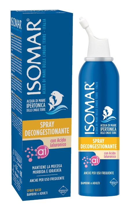 ISOMAR SPRAY DECONGESTIONANTE ACIDO IALURONICO 100 ML - Farmacianuova.eu