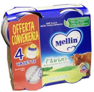 MELLIN OMOGENEIZZATO MANZO 4X80 G - Farmacianuova.eu