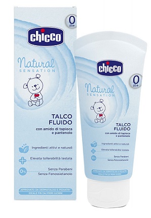 CHICCO TALCO FLUIDO NATURAL SENSATION 100 ML - Farmacianuova.eu