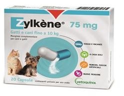 ZYLKENE CANI E GATTI FINO A 10KG 20 CAPSULE 75 MG - Farmacianuova.eu