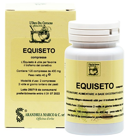 EQUISETO 400 MACERATO GLICERICO 100  COMPRESSE - Farmacianuova.eu