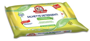 SANO E BELLO SALVIETTE DETERGENTI CITRONELLA 50 PEZZI - Farmacianuova.eu